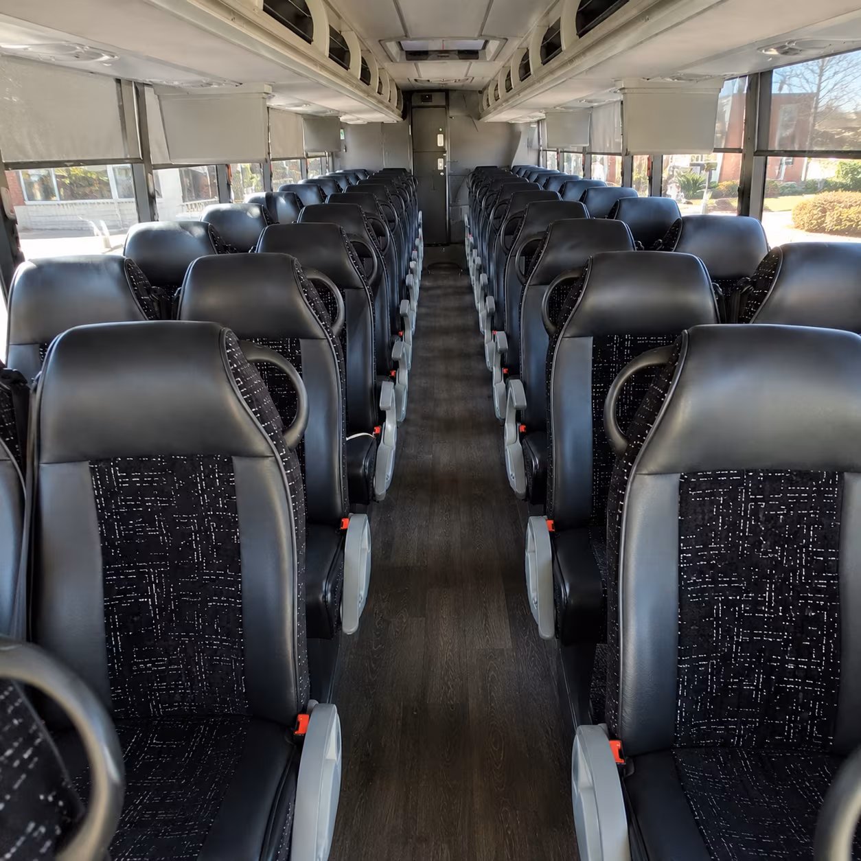 stockton charter bus interior