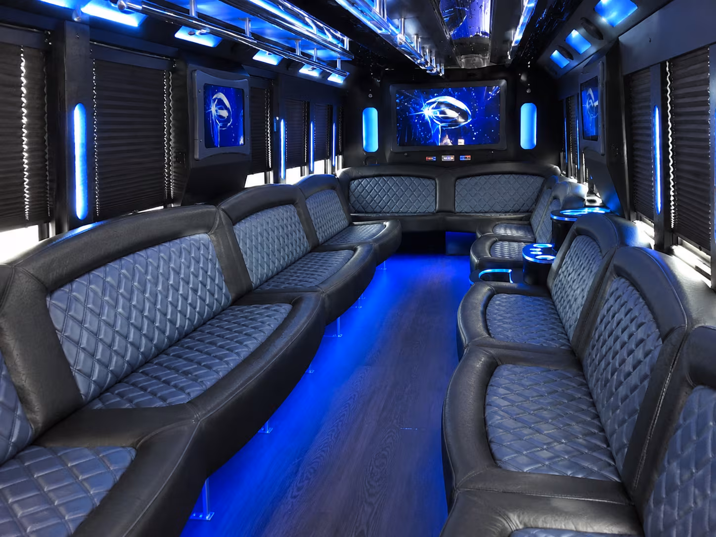 stockton concert party bus rental