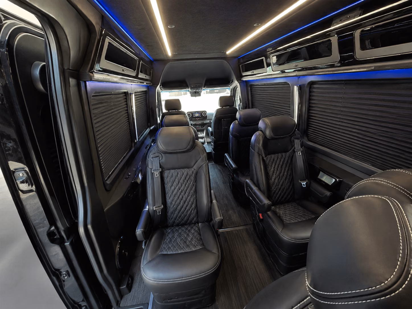 stockton private event transportation onboard seating
